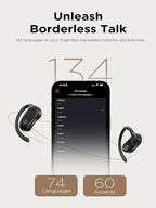 CXK AI Translation Earbuds Real Time 134 Languages 60H Playtime Translator Ear - Image 3