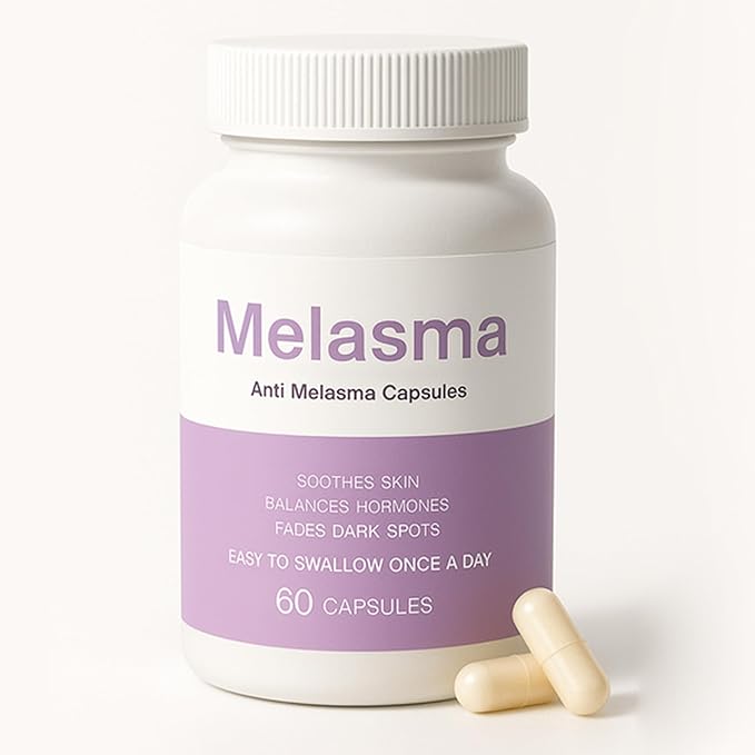 Melanina Anti-Melasma & Dark Kit, Anti-Melasma Capsules - with DIM, Turmeric Extract 95% for Women, Supports Even Skin Tone & Radiance 60 Capsules (2)