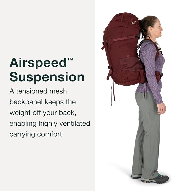 Osprey Fairview Trek 70L Women's Travel Backpack, Night Jungle Blue - Image 5