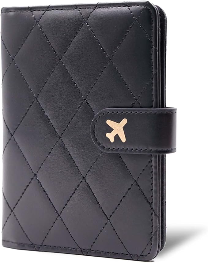 Melsbrinna Premium Leather Passport Holder Covers Case, Waterproof Rfid by Melsbrinna