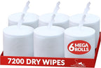 Dry Wipes Refill Set: 7200 Wipes: Make Your Own Wet Wipes Using Your Preferred by MonkeyMovement