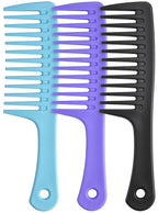 Wide Tooth comb, Large Detangling Comb for Women and Men, Durable Styling Brush for Curly, Long, Wet Hair Types - Professional Hair Care.
