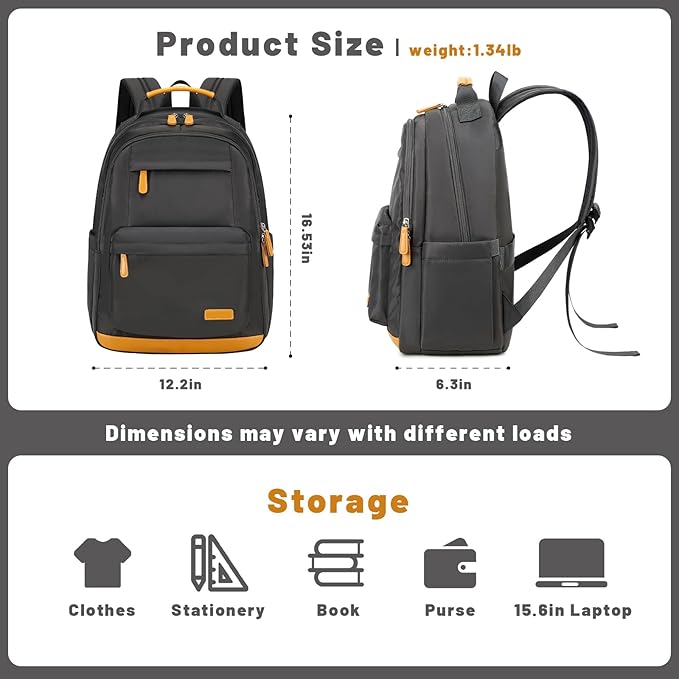 mygreen Stylish and Multifunctional Women's Laptop Backpack - Image 3