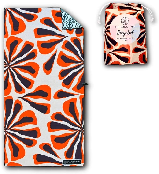 ECCOSOPHY Microfiber Beach Towel by ECCOSOPHY