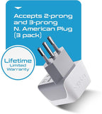 Ceptics Italy Travel Plug Adapter, Chile Plug Adapter - Image 5