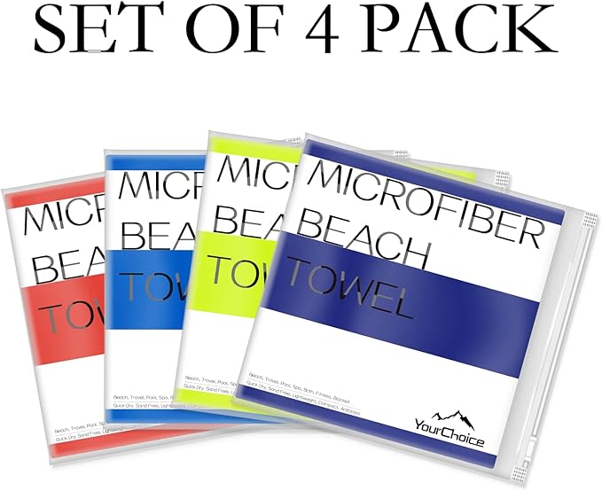 Your Choice Microfiber Quick Dry Sand-Free Beach Towel - Image 2