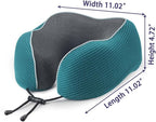 napfun Neck Pillow for Traveling, Upgraded Travel Neck Pillow for Airplane 100% - Image 5