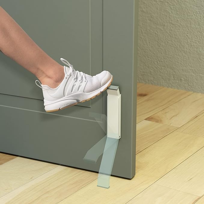 Door Stopper, Door Holder, No Drilling Door Stoppers, Easy Pedal Kick Down Door - Image 2