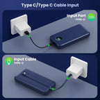 Portable Charger 40, 800mAh Power Bank, 25W PD QC 4.0 Fast Charging Portable - Image 6