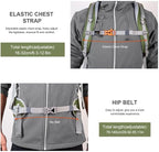 MOUNTAINTOP 25L/40L Hiking Backpack, Lightweight Travel Backpack - Image 7