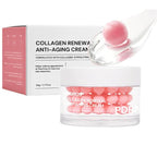 PDRN Collagen Renewal Anti-Aging Face Moisturizer Cream with Capsule Gel, Korean Skincare for Deep Hydration and Skin Repair, 50g, 1.7 fl oz