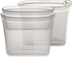 Zip Top Reusable Food Storage Bags | 3 Bag Set by ZipTop