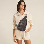 Sling Bag for Women Crossbody Fanny Pack Sling Purse Backpack Vegan Leather - Image 2