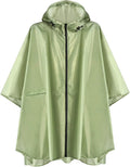 ANYOO Waterproof Rain Poncho Lightweight Reusable Hiking Hooded Coat Jacket by Anyoo