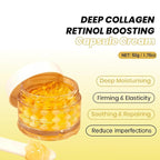 Deep Collagen Retinol Capsule Cream, 1.76 fl.oz - Golden Face & Neck Moisturizer with Hyaluronic Acid, Firming Hydrating Smoothing for All Skin Types