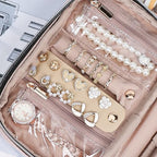 Travel Jewelry Case Organizer (Pink / Small)