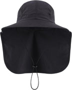Home Prefer UPF 50+ Sun Hats for Men Women Wide Brim Fishing Hat - Image 2