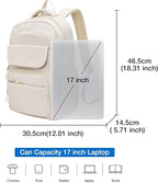FOXLOVER Travel Laptop Backpack, Anti-Theft Slim Business Backpack, School - Image 4