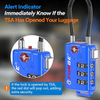 Bright Colors, TSA Approved Luggage Locks 4 Pack, Re-settable Combination - Image 5