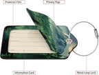 Foggy Mountains Landscape 2-Pack Luggage Tags - Image 2