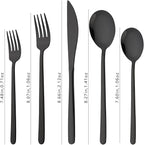 20 Pieces Silverware Set 304 Stainless Steel, Healthy & Eco-Friendly Silver - Image 5