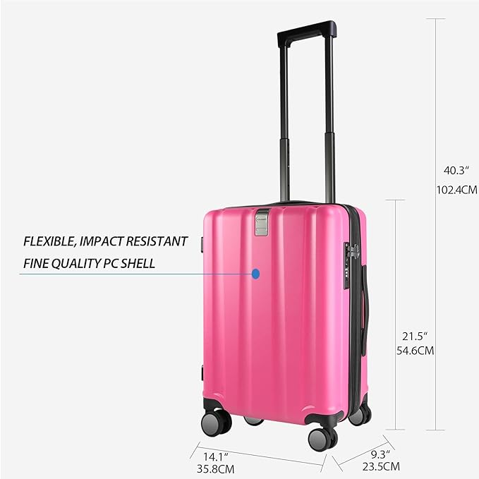 KROSER Hardside Expandable Carry On Luggage - Image 2