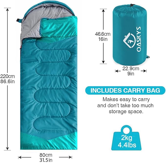 oaskys Camping Sleeping Bag - Image 2