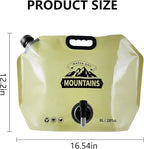 Collapsible 8L Water Storage Bag, BPA-Free Portable Folding Water Jug - Image 2