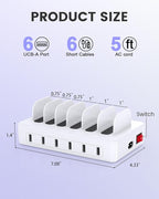 Charging Station for Multiple Devices Apple, CREATIVE DESIGN 50W Multi Charger - Image 7