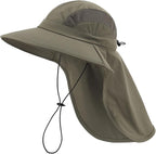 Home Prefer UPF 50+ Sun Hats for Men Women Wide Brim Fishing Hat by HomePreferHatsCaps