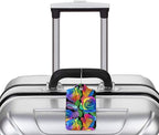 Rainbow Rose Flowers Luggage Tag - Image 5