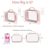 PACKISM Floral Texture Lace TSA Approved Toiletry Bag - Image 2