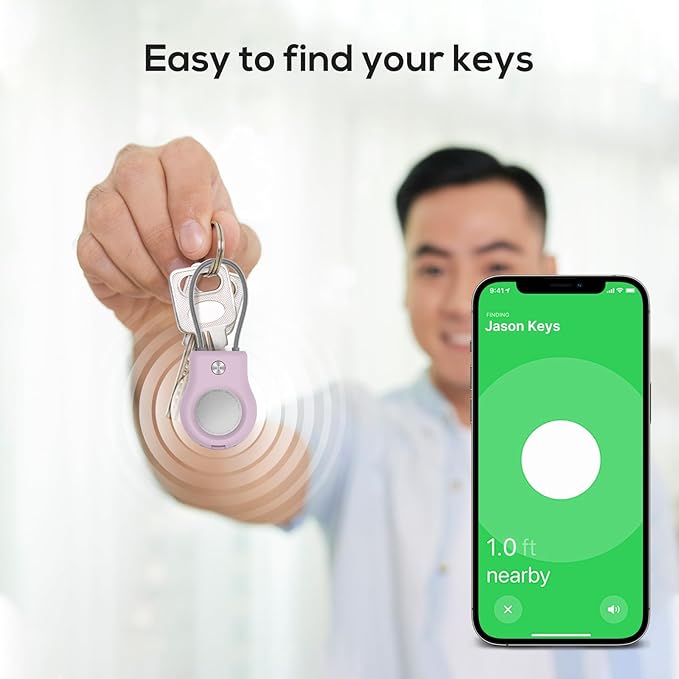 Air tag Holder, Air tag Keychain - Image 2