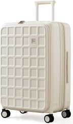 aji Expandable Top Opening 26 Inch Checked Luggage by AJIVALUESTYLISHQUALITY