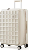 aji Expandable Top Opening 24 Inch Checked Luggage by AJIVALUESTYLISHQUALITY