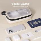 pack all Clear Electronic Organizer, TPU Cable Organizer Bag, Compact Cord - Image 2