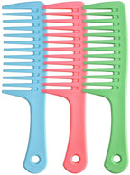 Wide Tooth comb, Large Detangling Comb for Women and Men, Durable Styling Brush for Curly, Long, Wet Hair Types - Professional Hair Care.