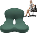 Buttocks Cushion for Office Chair Memory Foam Seat Pad for Butt Support by OuYezy