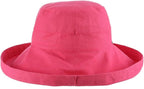 Scala Women's Cotton Hat with Inner Drawstring and Upf 50+ Rating by SCALA