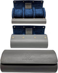 Genuine Napa Leather Watch Roll Travel Case by CaliberWatch