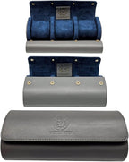 Genuine Napa Leather Watch Roll Travel Case by CaliberWatch