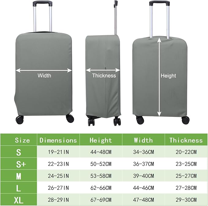 PATIKIL Luggage Cover, Suitcases Covers Elastic Carry on Cover Protector - Image 2