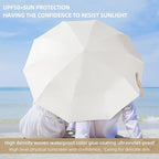 Folding Umbrella Anti-UV Compact Durable Folding Umbrella Auto Open Close - Image 9
