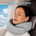 Neck Pillow for Traveling, Travel Neck Pillow for Airplanes, Smooth & Cooling - Image 3