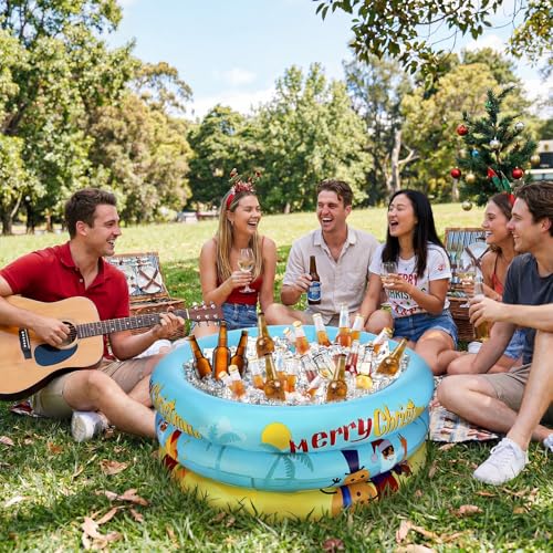 Christmas Inflatable Cooler (Light Blue / Summer Christmas)