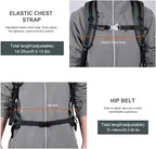 MOUNTAINTOP 40L Hiking Backpack Lightweight Travel Backpack - Image 3