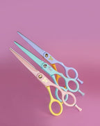 Cricket Shear Xpressions It's All Good 5.75" Professional Hair Cutting Scissors - Barber Scissors, Japanese Stainless Steel for Stylists & Home Use, Dr. Everything Will Be Alright, Mint