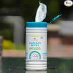 4 Pack Surface Cleaning Wipes by JuniperCLEAN