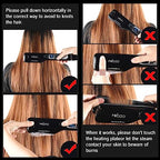 Hair Straightener with Steam (Black)