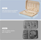 Lolalet Travel Jewelry Case for Women, Travel Jewelry Organizer Box - Image 4